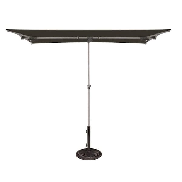 Simply Shade SimplyShade SSBU-5X7RT5T-P090 Capri 4.95 ft. x 6.93 ft. Rectangle Balcony Umbrella Black SSBU-5X7RT5T-P090 - main